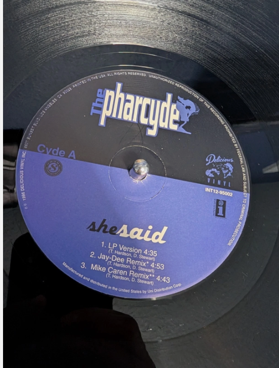 THE PHARCYDE: *SHE SAID*  **SOMETHIN’ THAT MEANS SOMETHIN’ ** 12” 1996! Promo