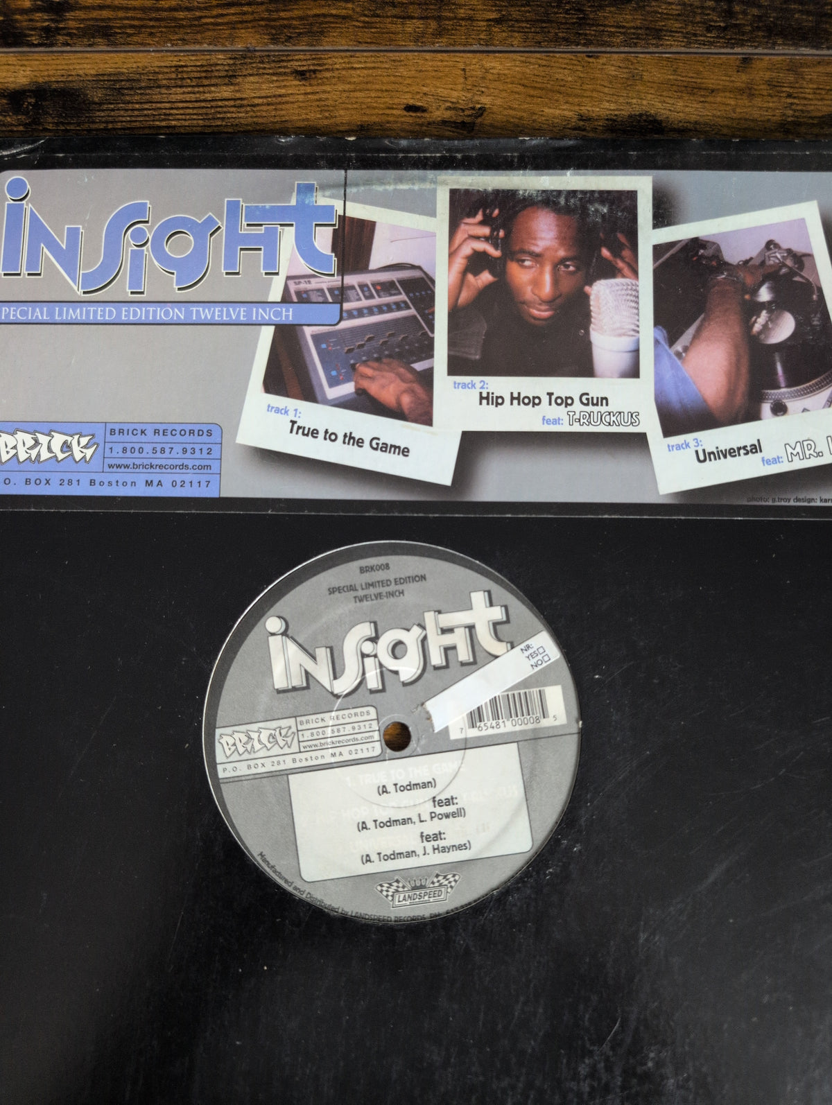 Insight - true to the game, hip Hop top gun, universal